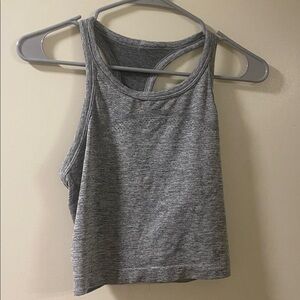 NWOT Lululemon Swiftly Tech Cropped grey Racerback Tank 2.0
